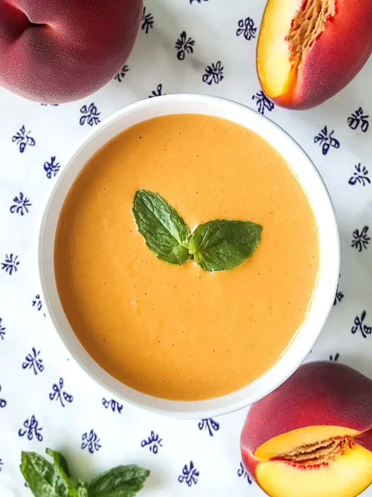 Chilled Peach Soup