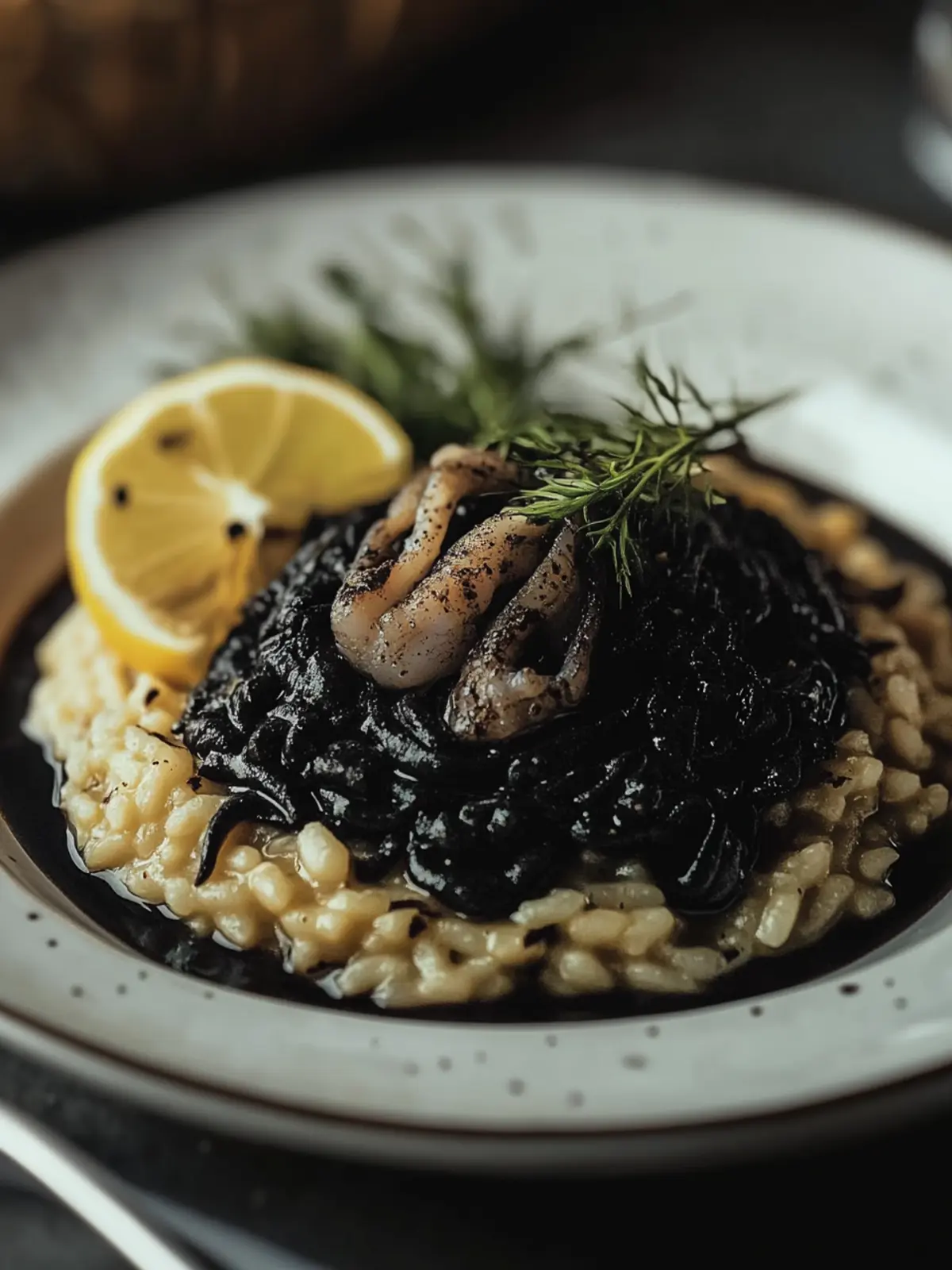 Black Cuttlefish Risotto