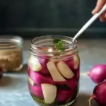 Middle Eastern Pickled Turnips