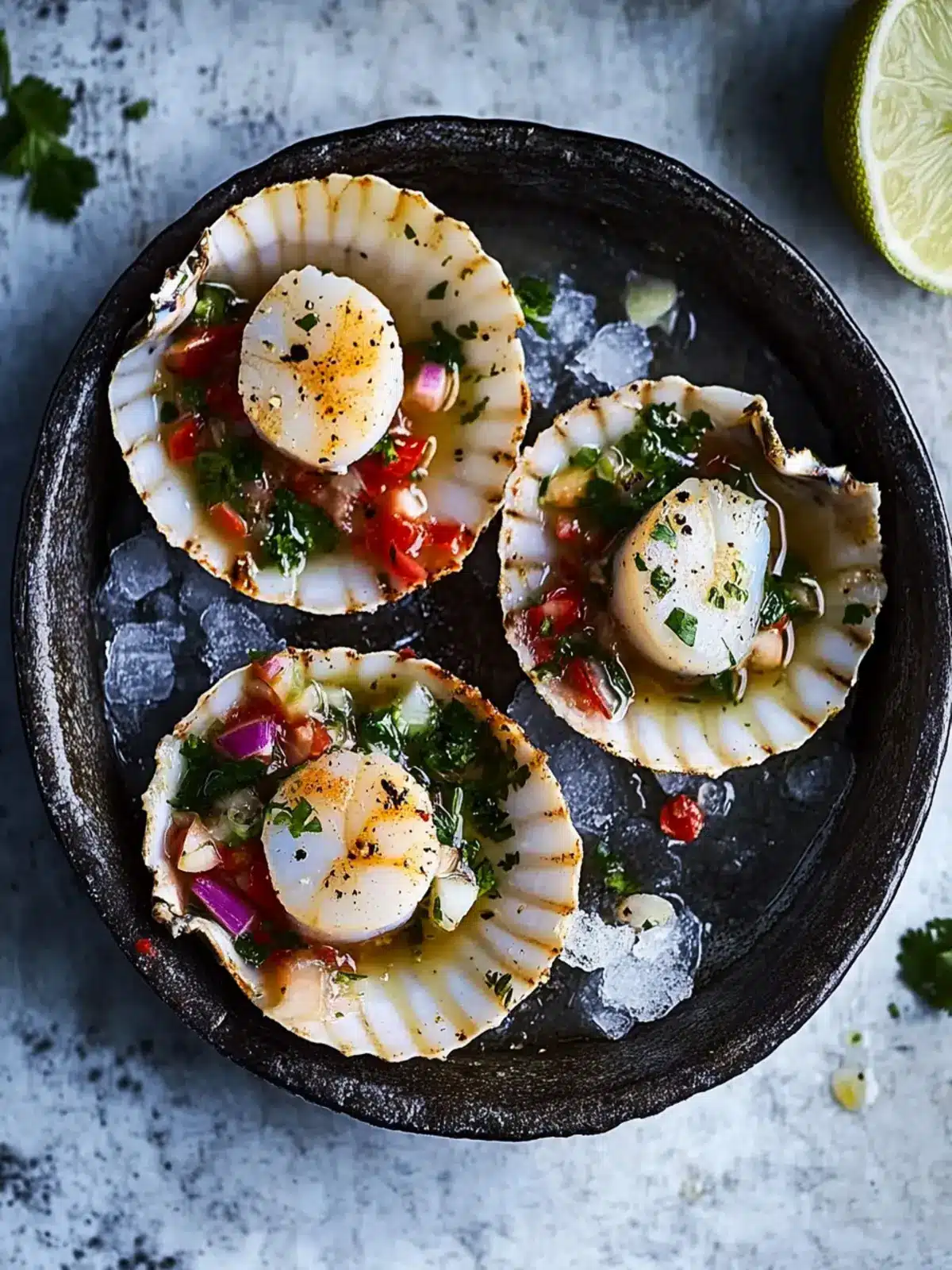 Spicy Scallop Ceviche