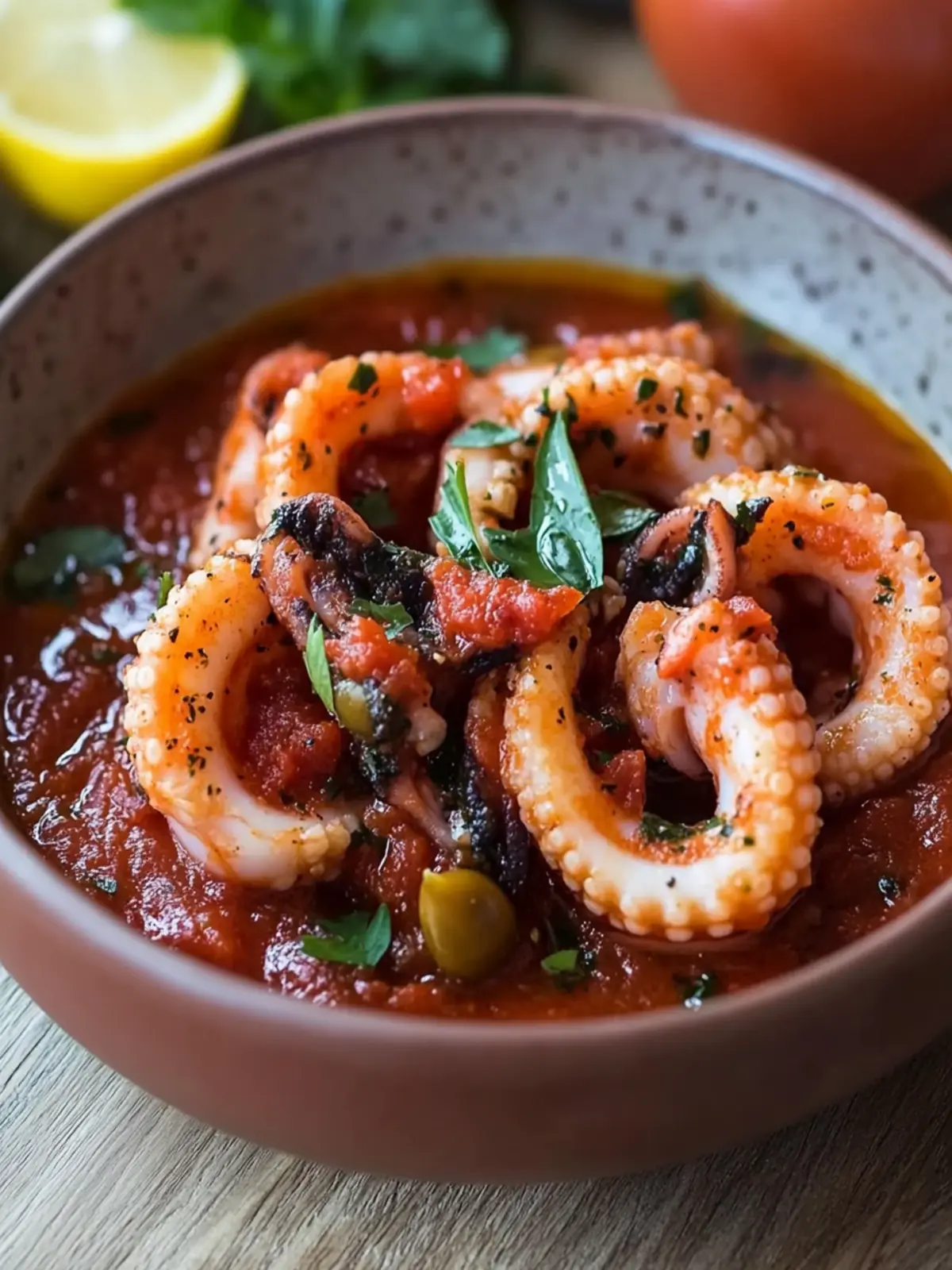Octopus in Tomato Sauce