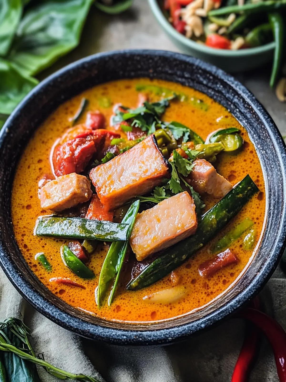 Thai Red Curry Pork Belly