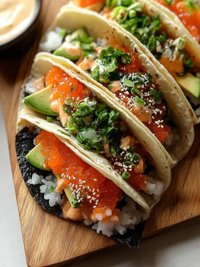 Sushi Tacos