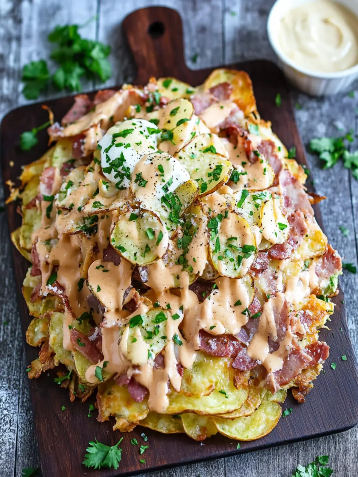 Reuben-Topped Irish Nachos