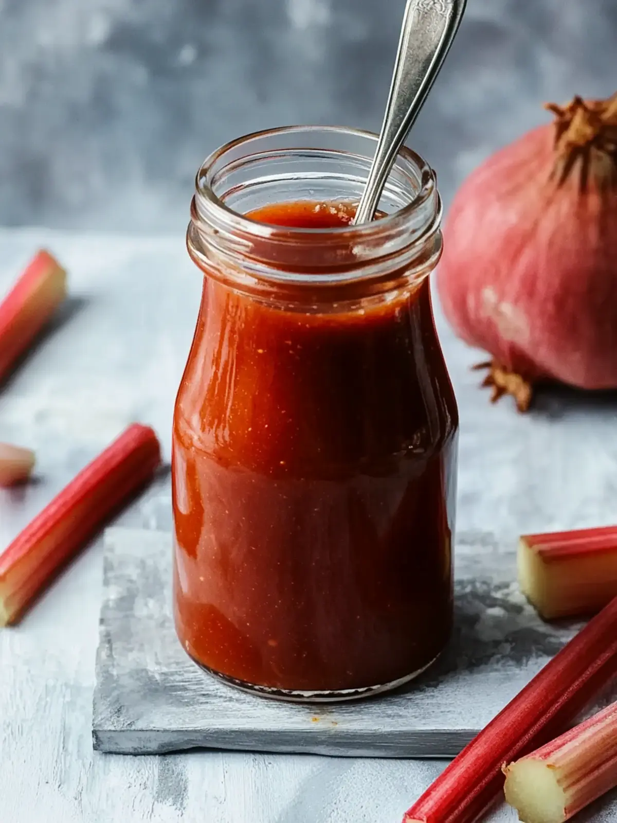 Rhubarb Barbecue Sauce