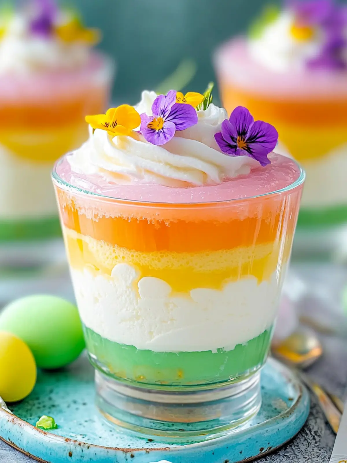 Easter Jello Parfait