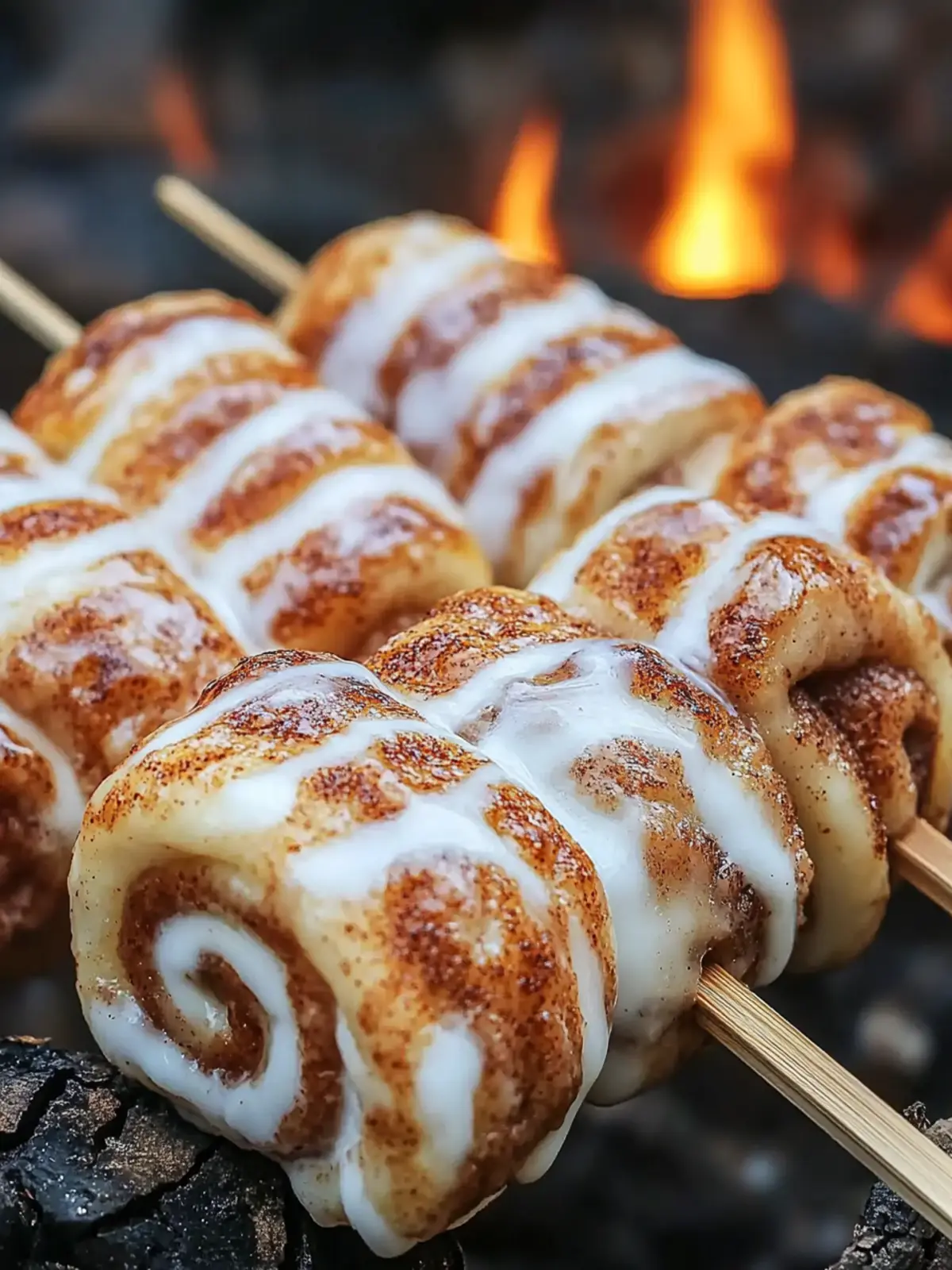 Campfire Cinnamon Roll Ups On A Stick – A Sweet Adventure! Campfire Cinnamon Roll Ups On A Stick