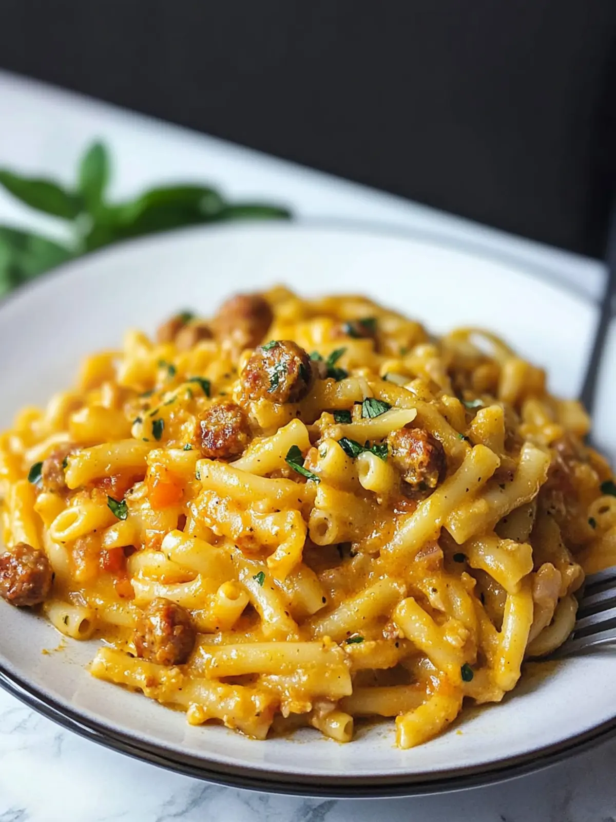 Creamy Chorizo Sausage Pasta