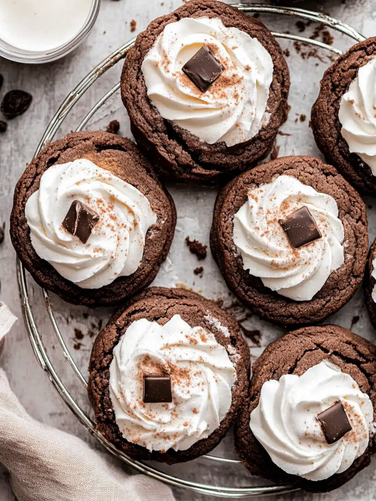 French Silk Pie Cookies
