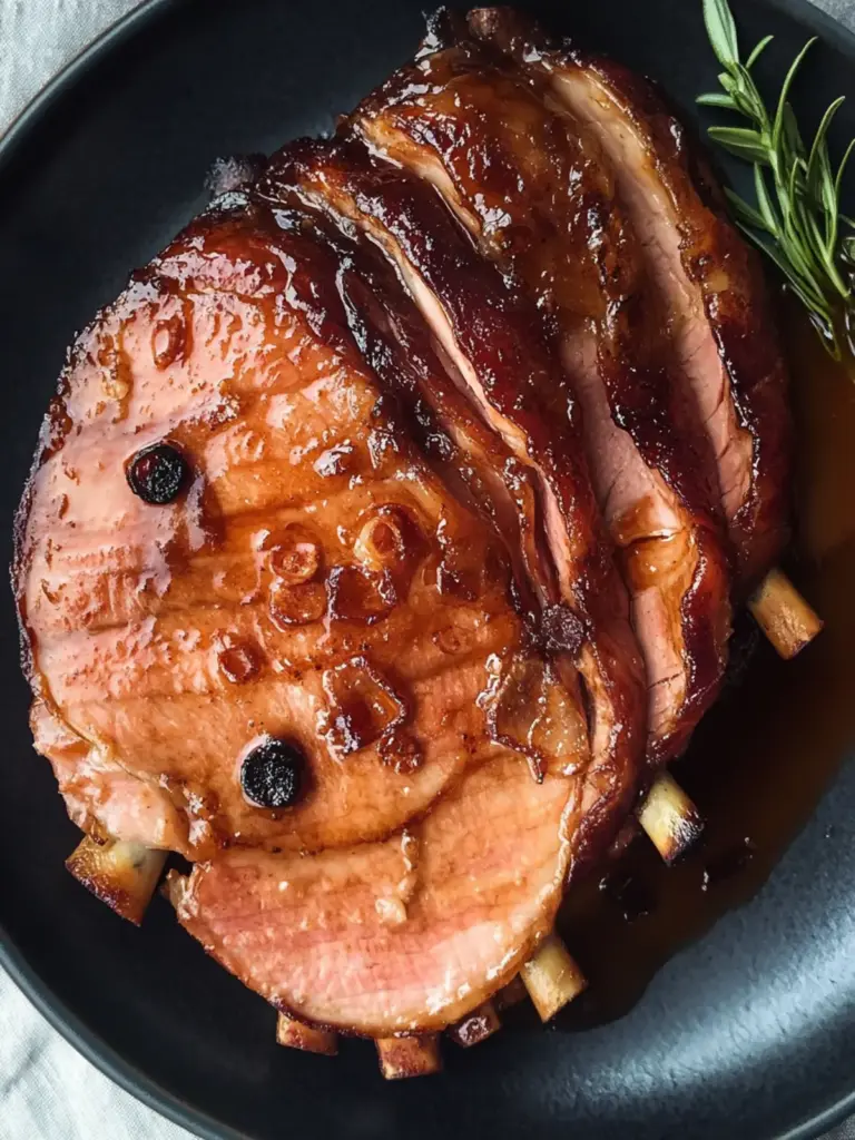 Brown Sugar Glaze Ham Steak