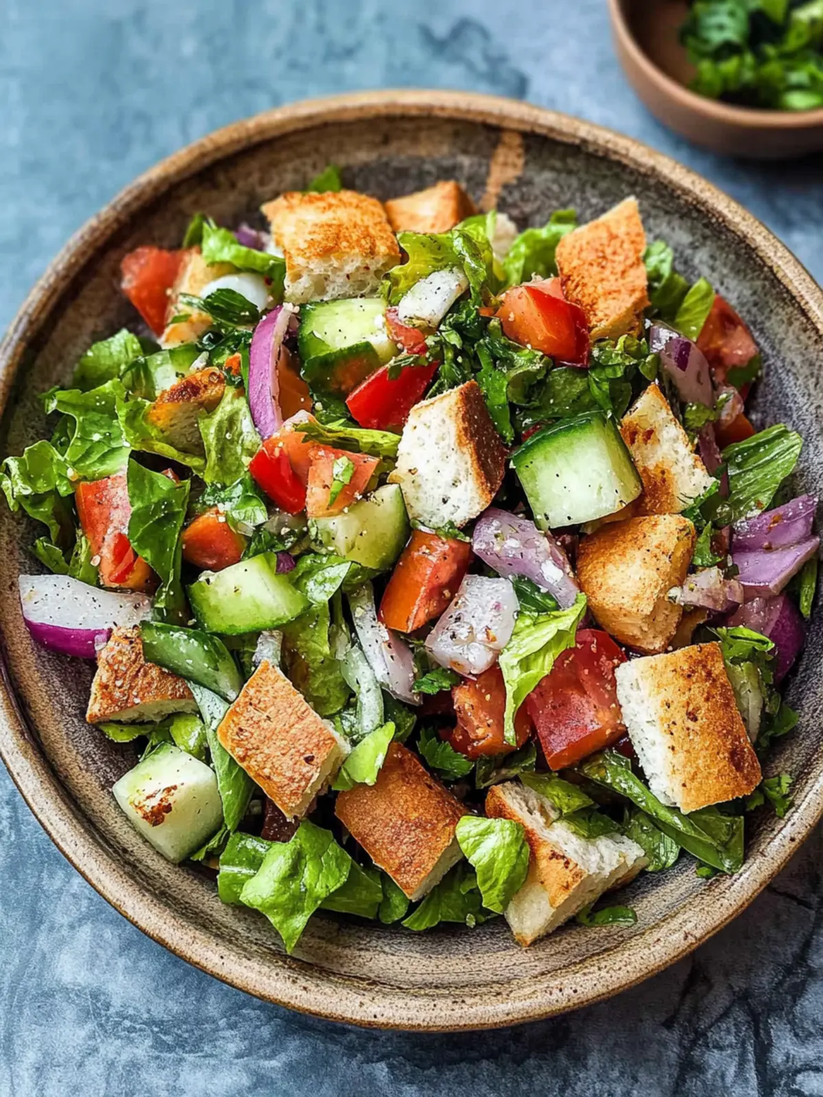 Authentic Lebanese Fattoush Salad