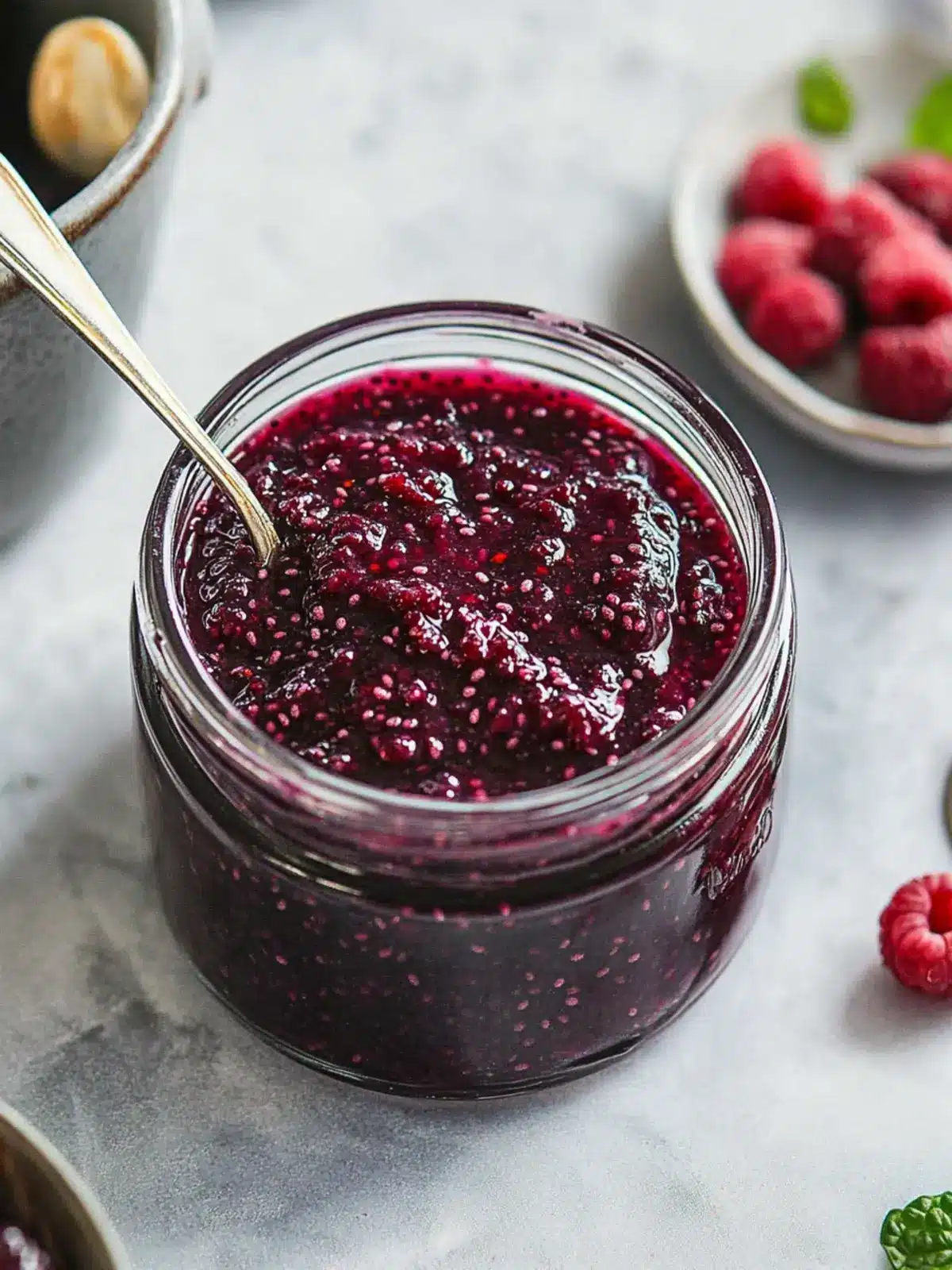 Berry Chia Seed Jam: Sweet Bliss in Just 12 Minutes Berry Chia Seed Jam