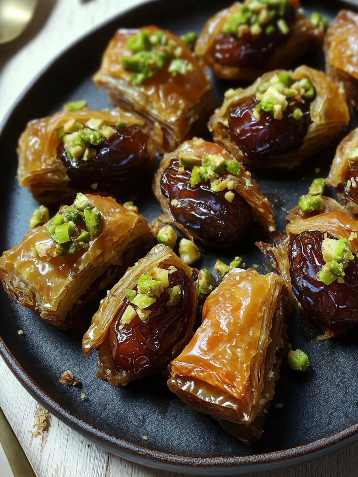 Baklava Stuffed Dates