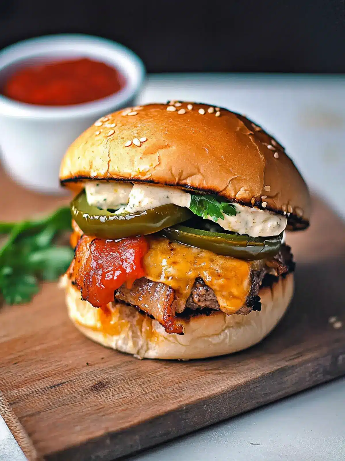 Jalapeno Poppers Burger