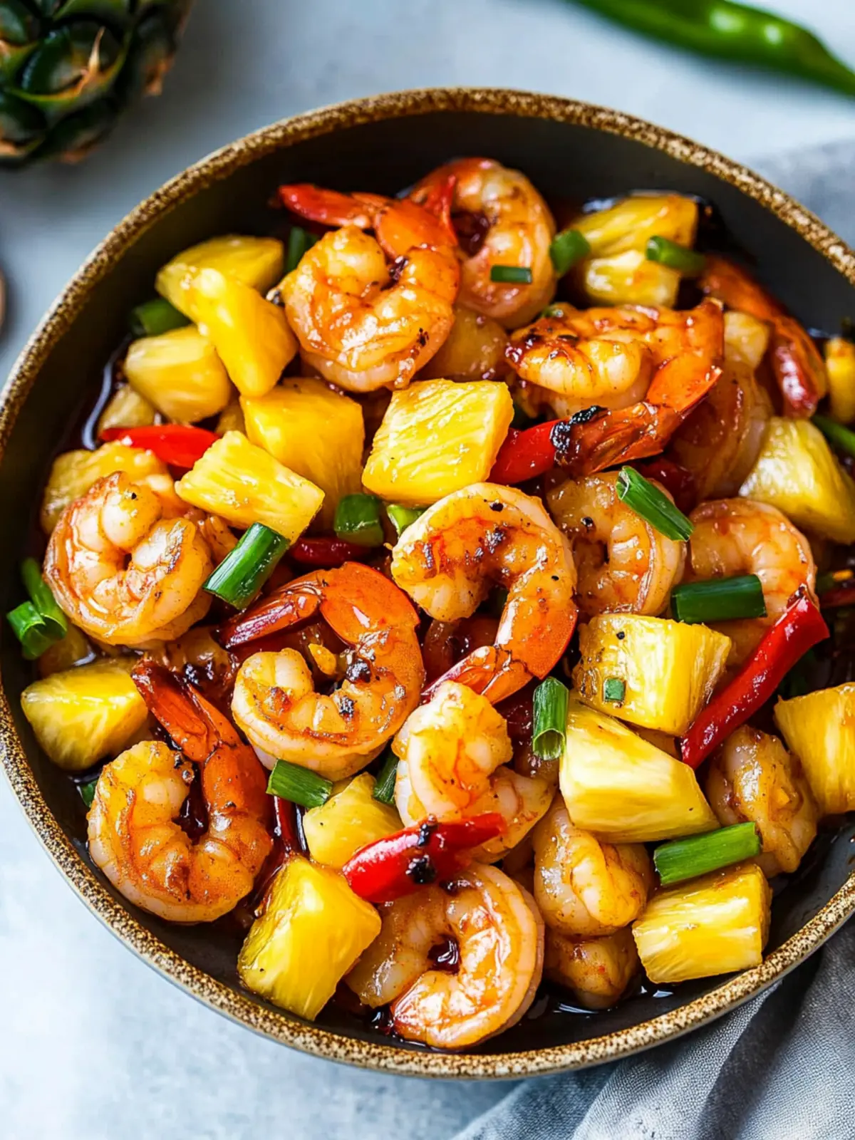 Sweet Chili Pineapple Shrimp