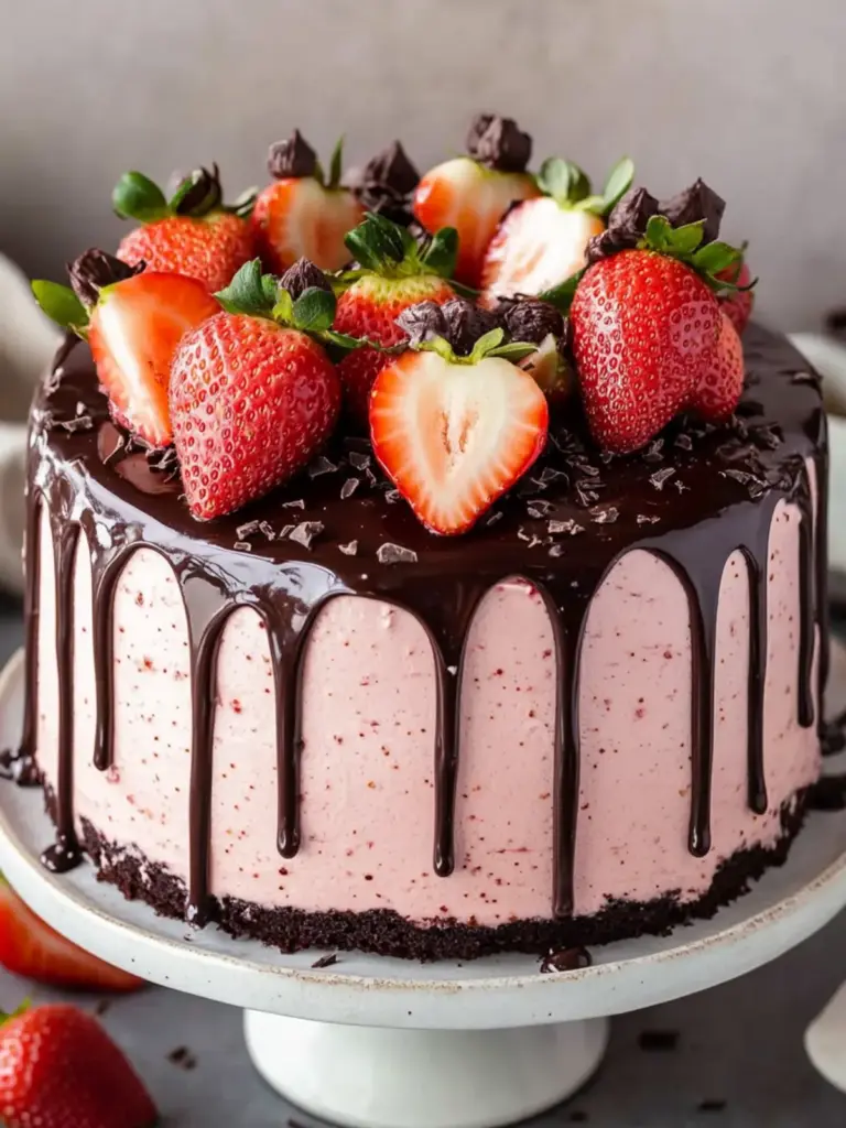 Strawberry Chocolate Cake