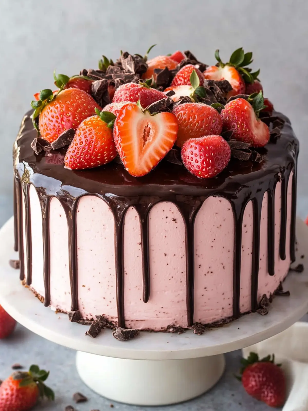 Strawberry Chocolate Cake