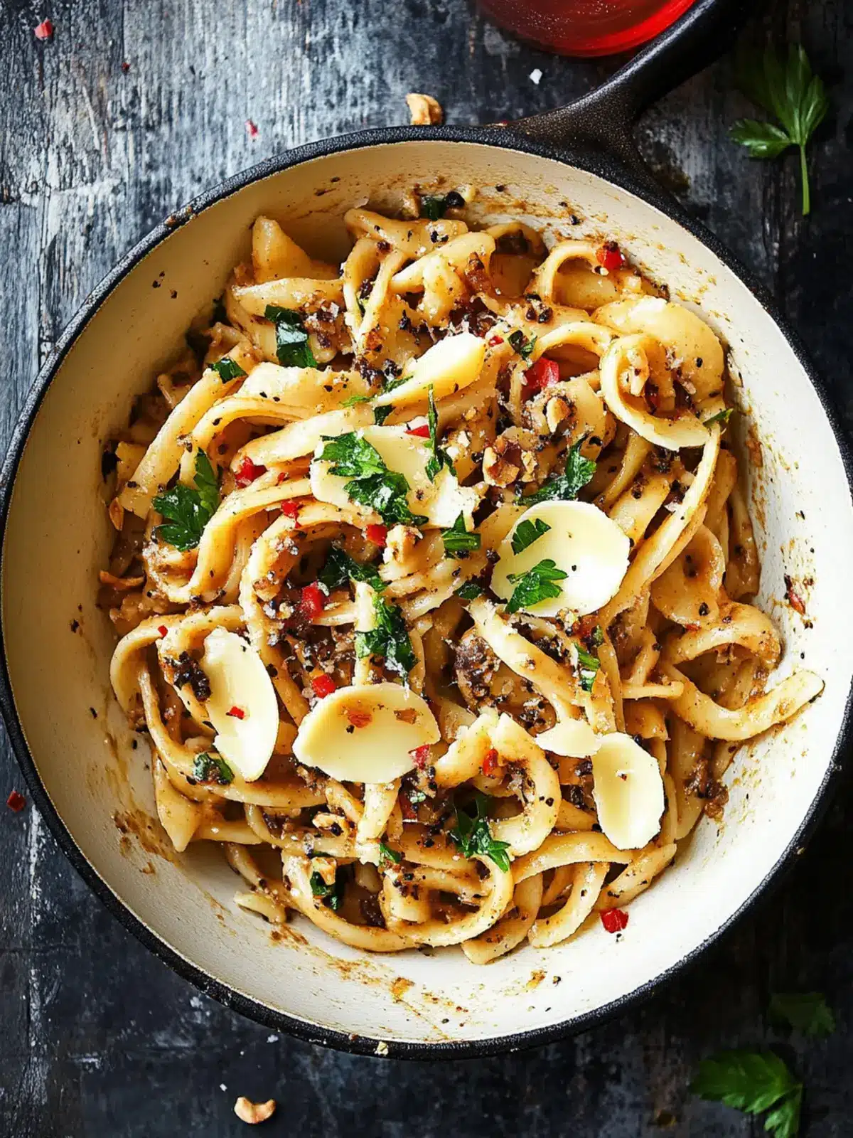 Spicy Miso Brown Butter Pasta