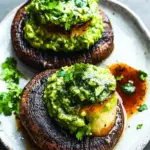 Portobello Steaks with Avocado Chimichurri