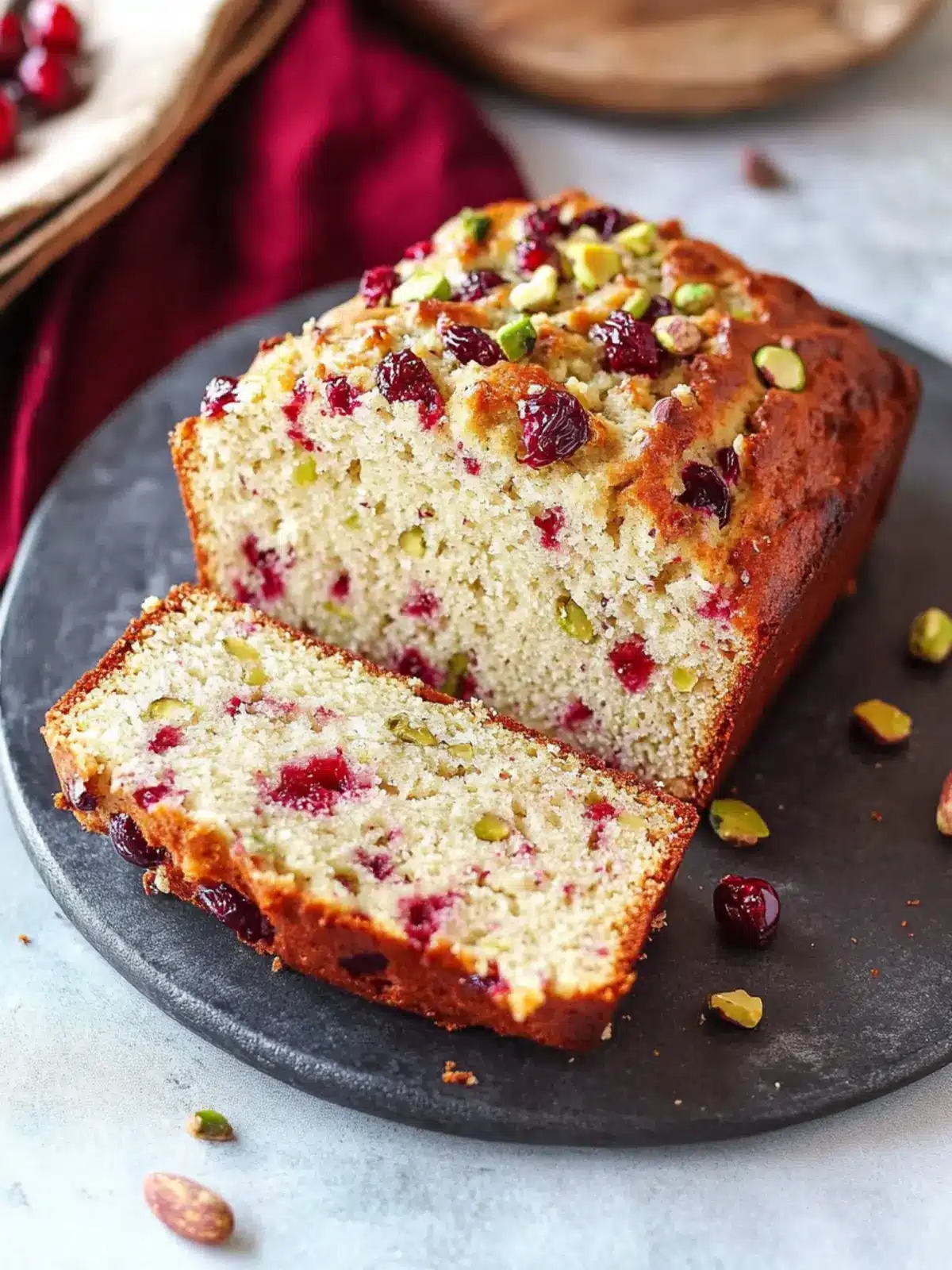 Cranberry Pistachio Bread