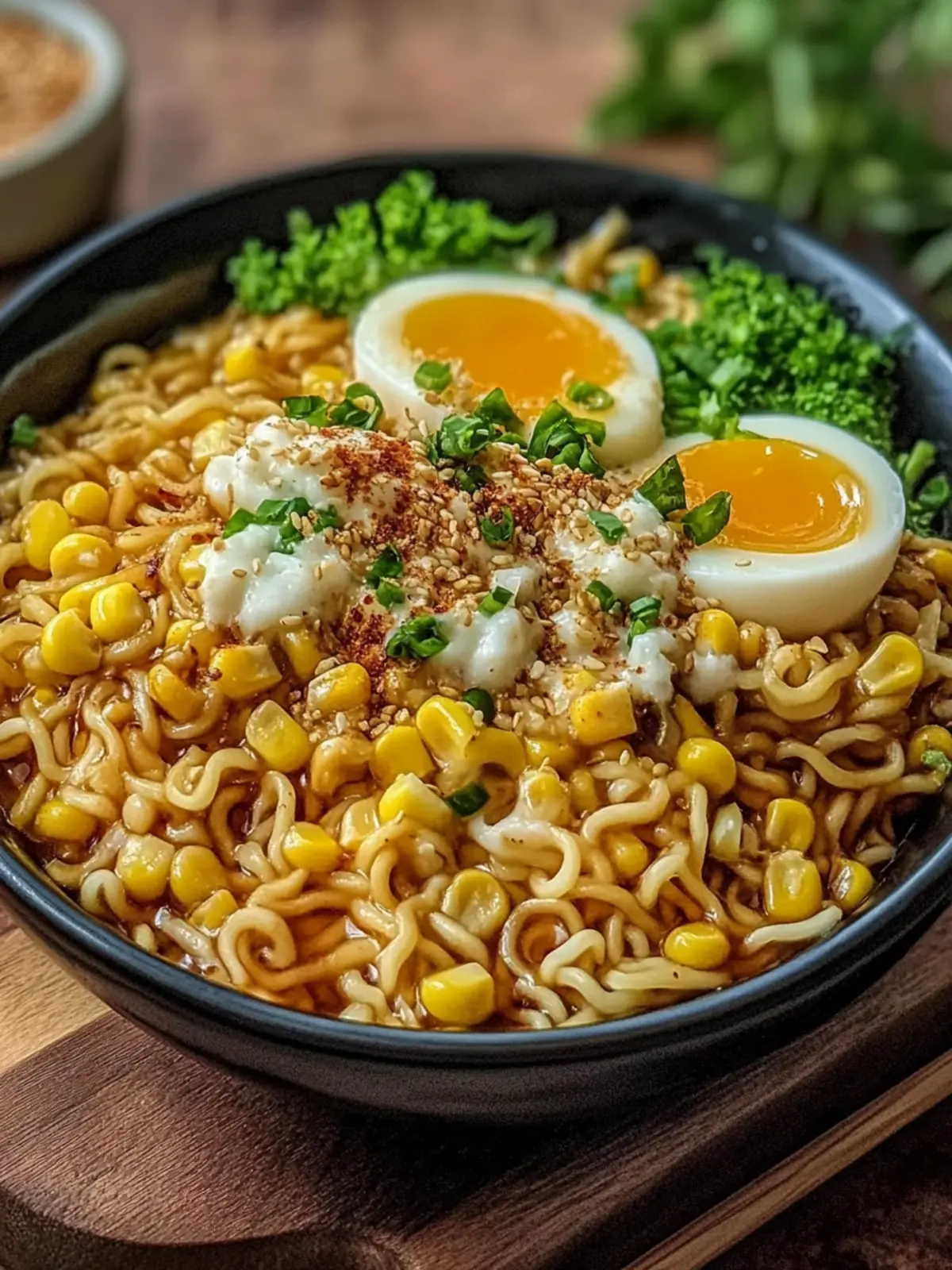 Korean Corn Cheese Instant Ramen: Creamy Comfort in Minutes Korean Corn Cheese Instant Ramen