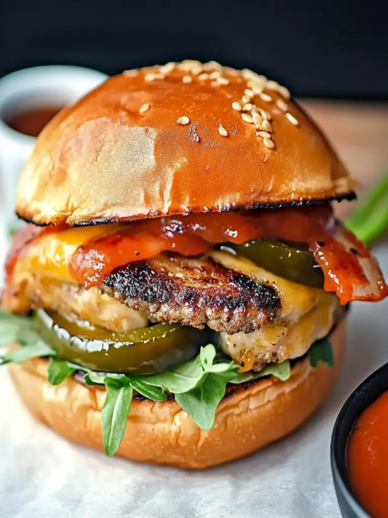 Jalapeno Poppers Burger