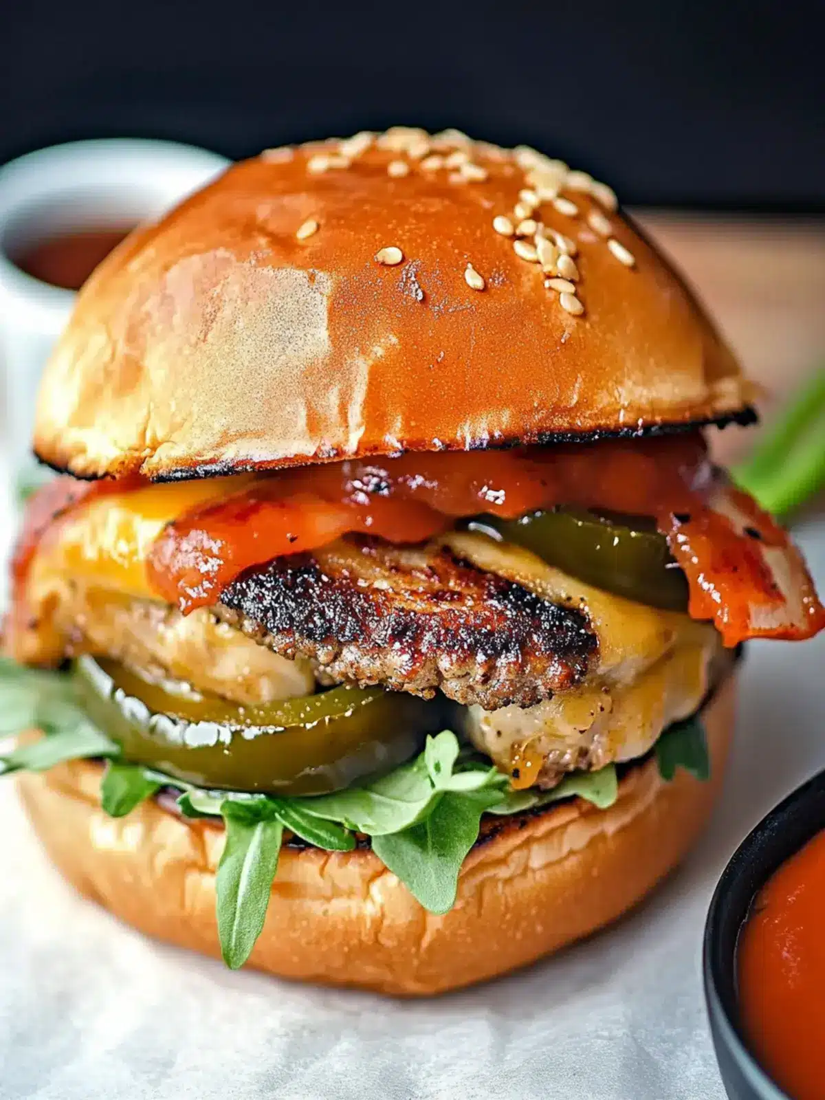 Jalapeno Poppers Burger