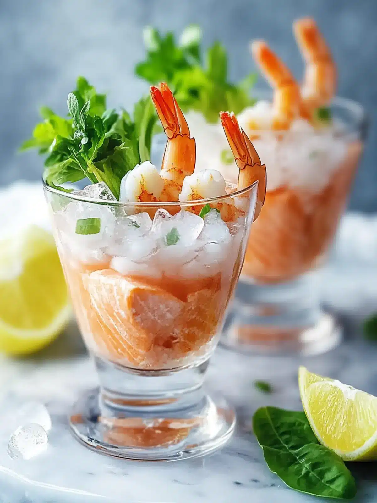 Delicious No-Mayo Salmon and Prawn Cocktail for Your Cravings No-Mayo Salmon and Prawn Cocktail