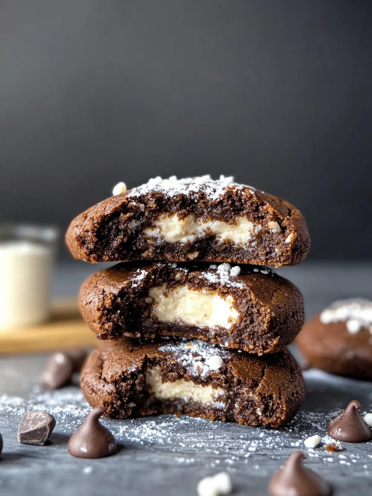 Chocolate Cheesecake Cookies