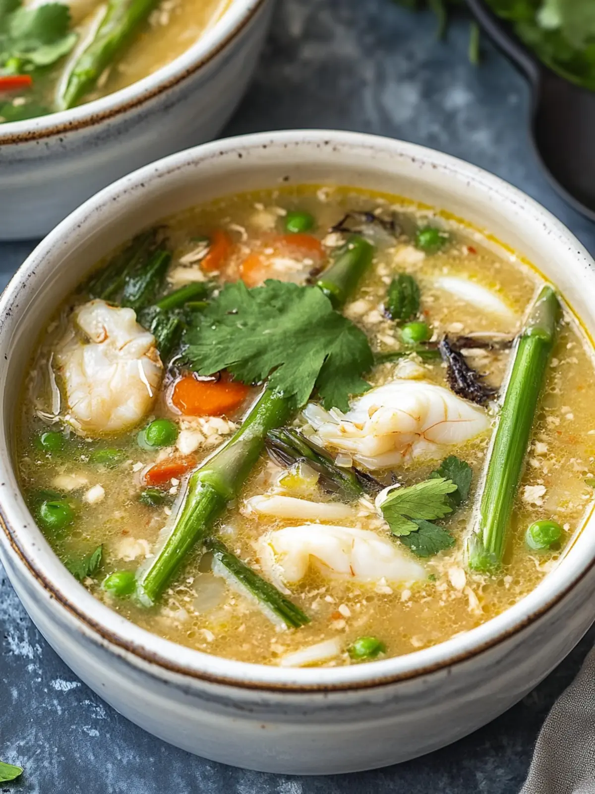 Vietnamese Crab and Asparagus Soup