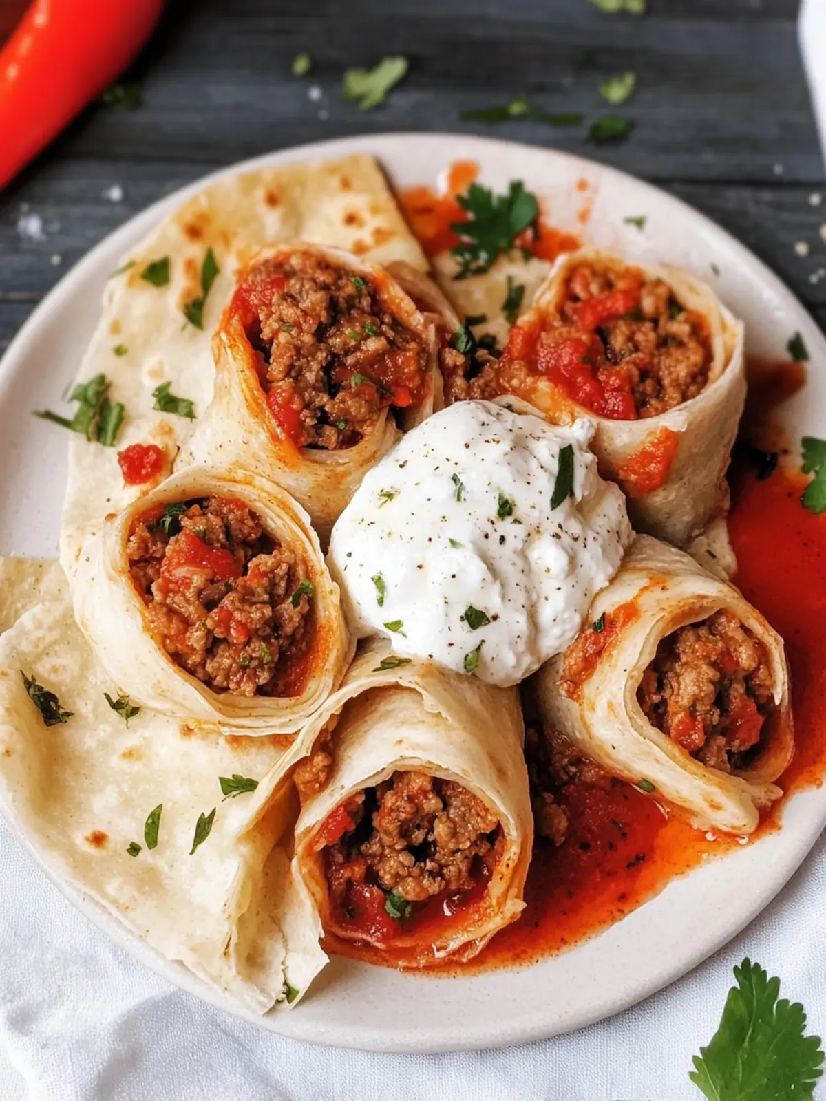 Ground Meat Wrapped in Lavash