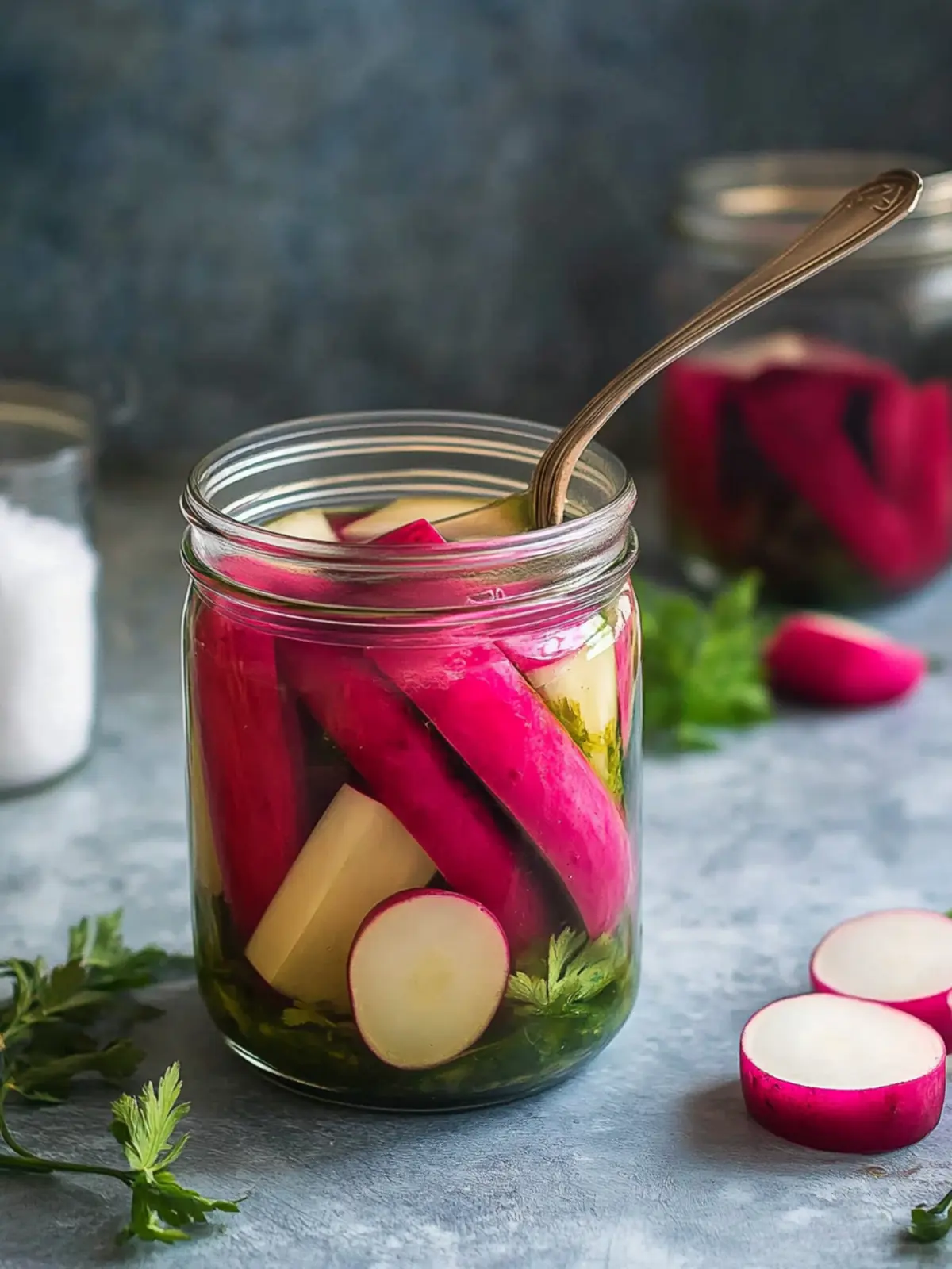Middle Eastern Pickled Turnips