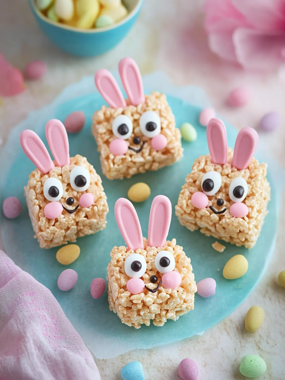 Easter Bunny Rice Krispies Treats