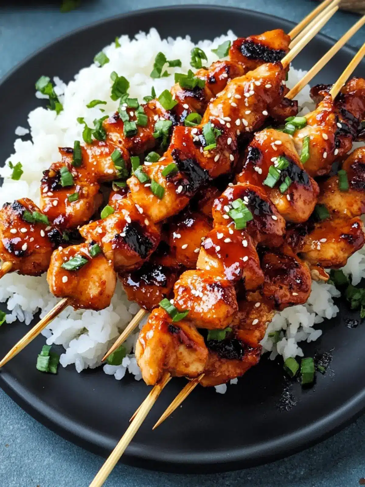 Korean Chicken Skewers