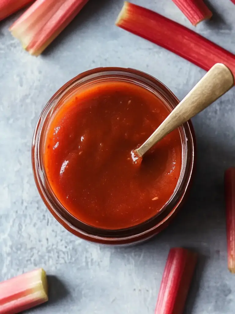 Rhubarb Barbecue Sauce