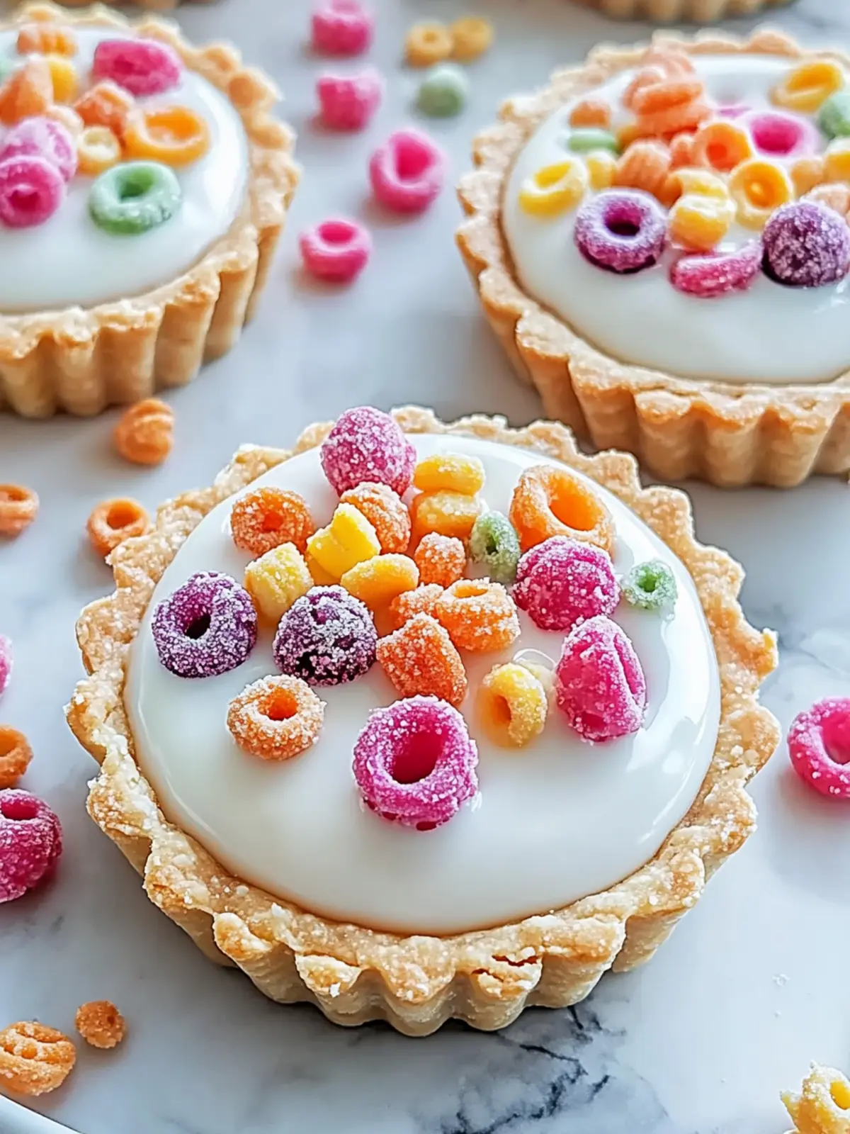 Cereal Milk Tartlets