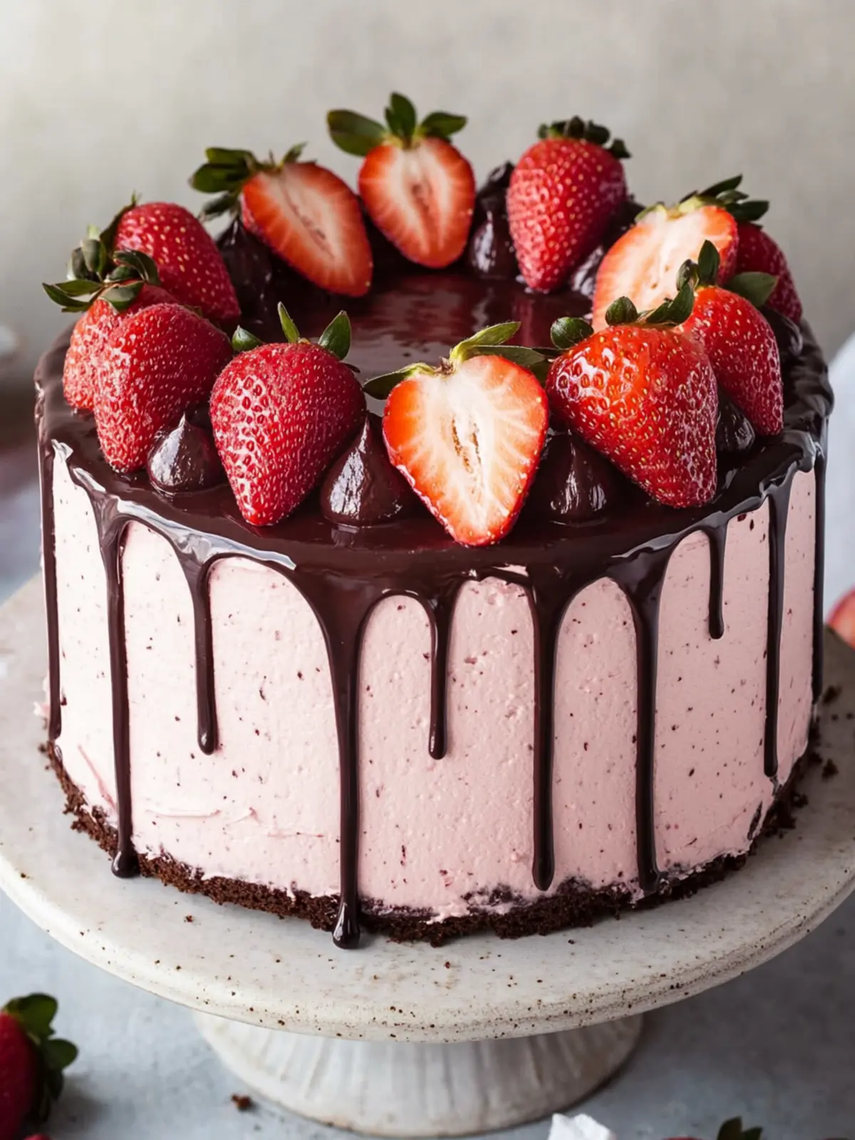 Strawberry Chocolate Cake