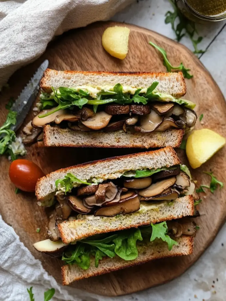 Oyster Mushroom Sandwiches