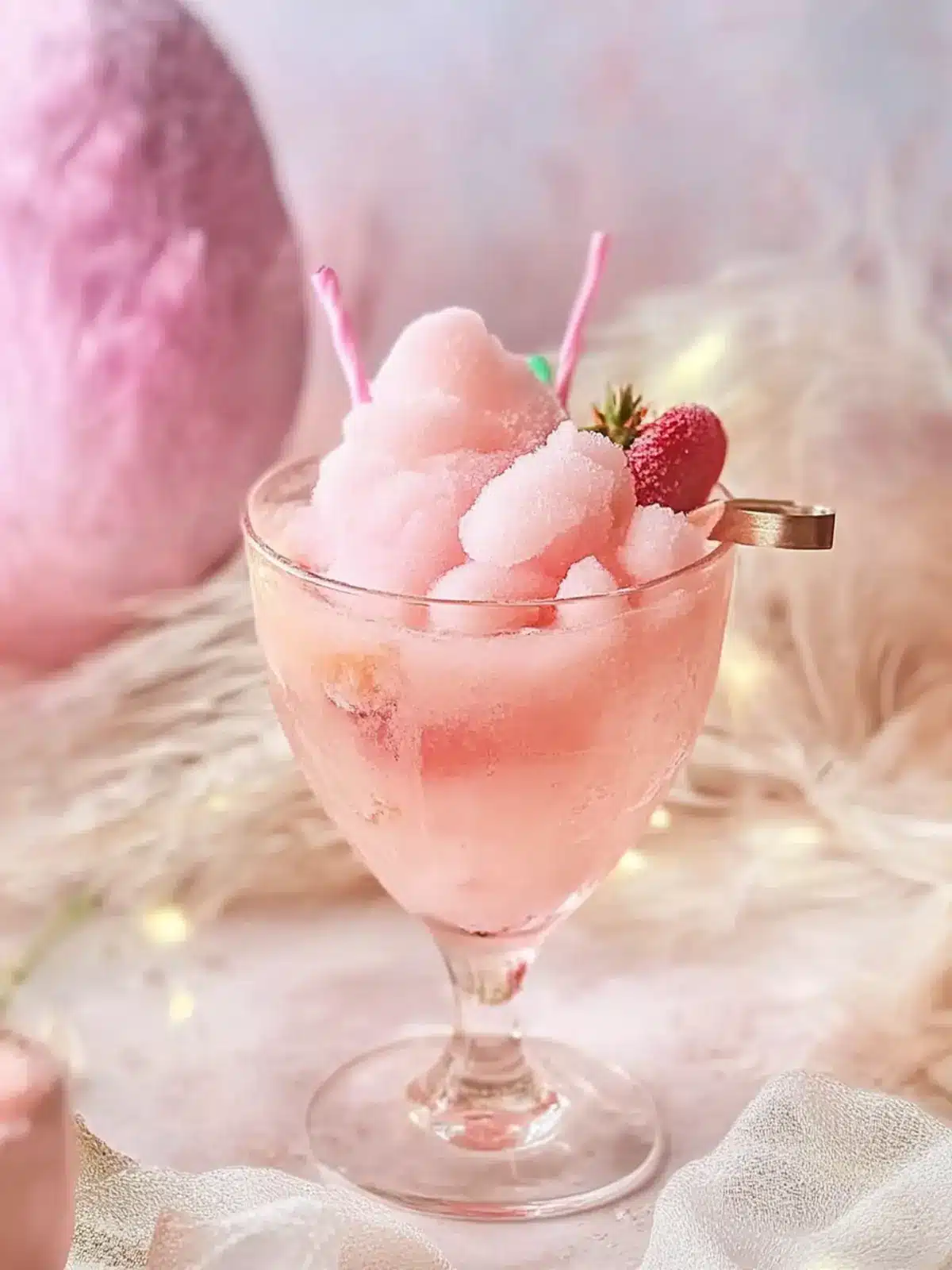 Pink Cottontail Sherbet Mocktail