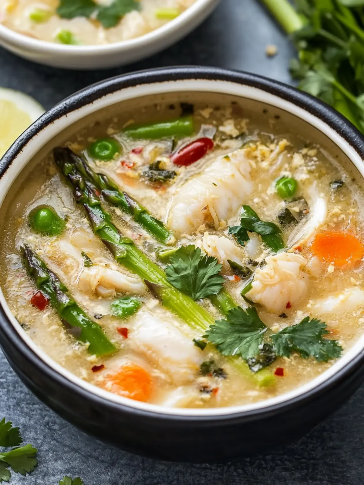 Vietnamese Crab and Asparagus Soup