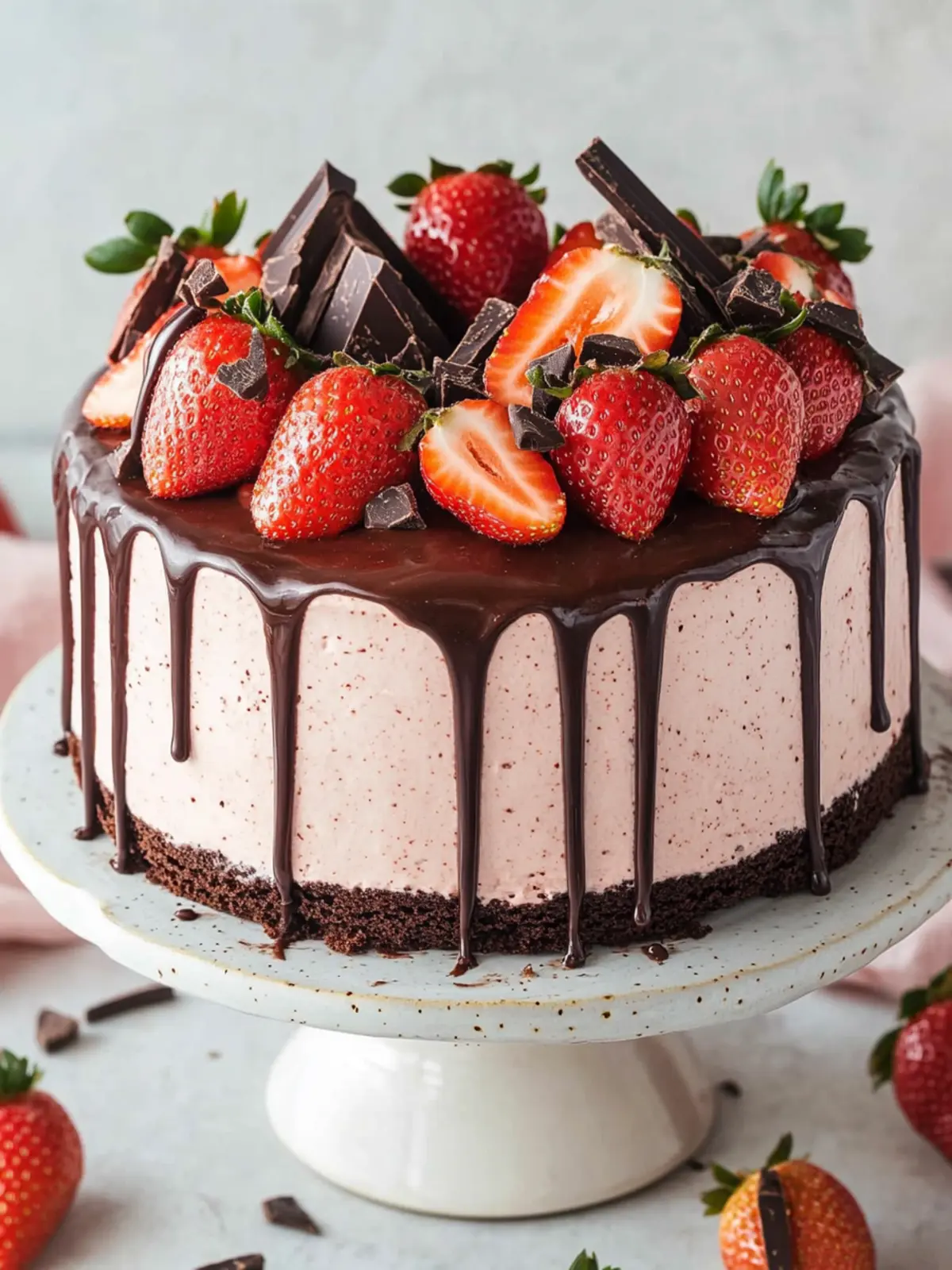 Strawberry Chocolate Cake
