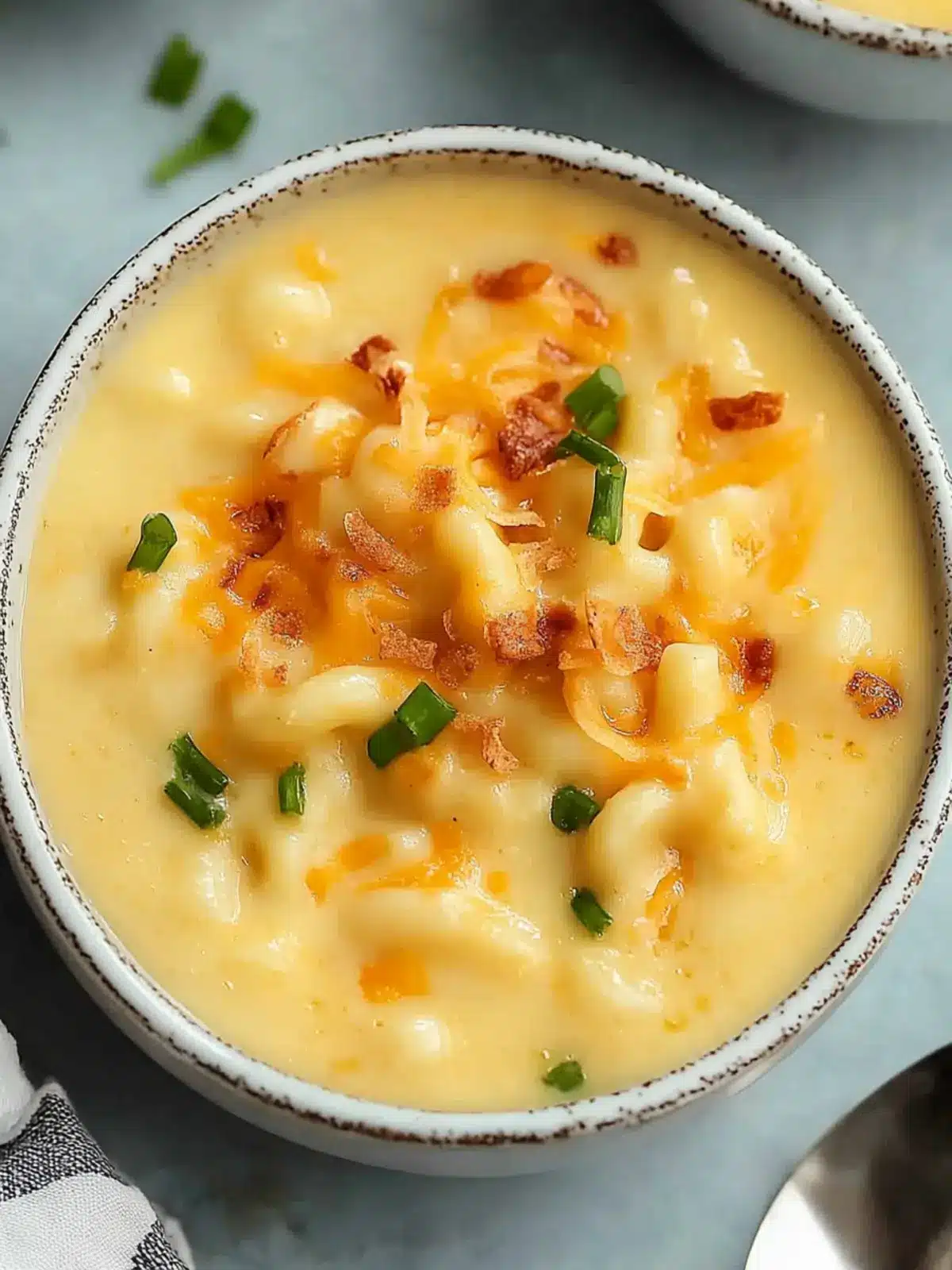 Warm and Creamy Macaroni and Cheese Soup to Savor Macaroni and Cheese Soup
