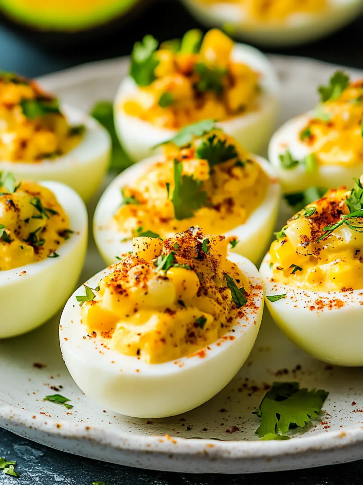 Mexican Street Corn Deviled Eggs That Steal the Party Show Mexican Street Corn Deviled Eggs