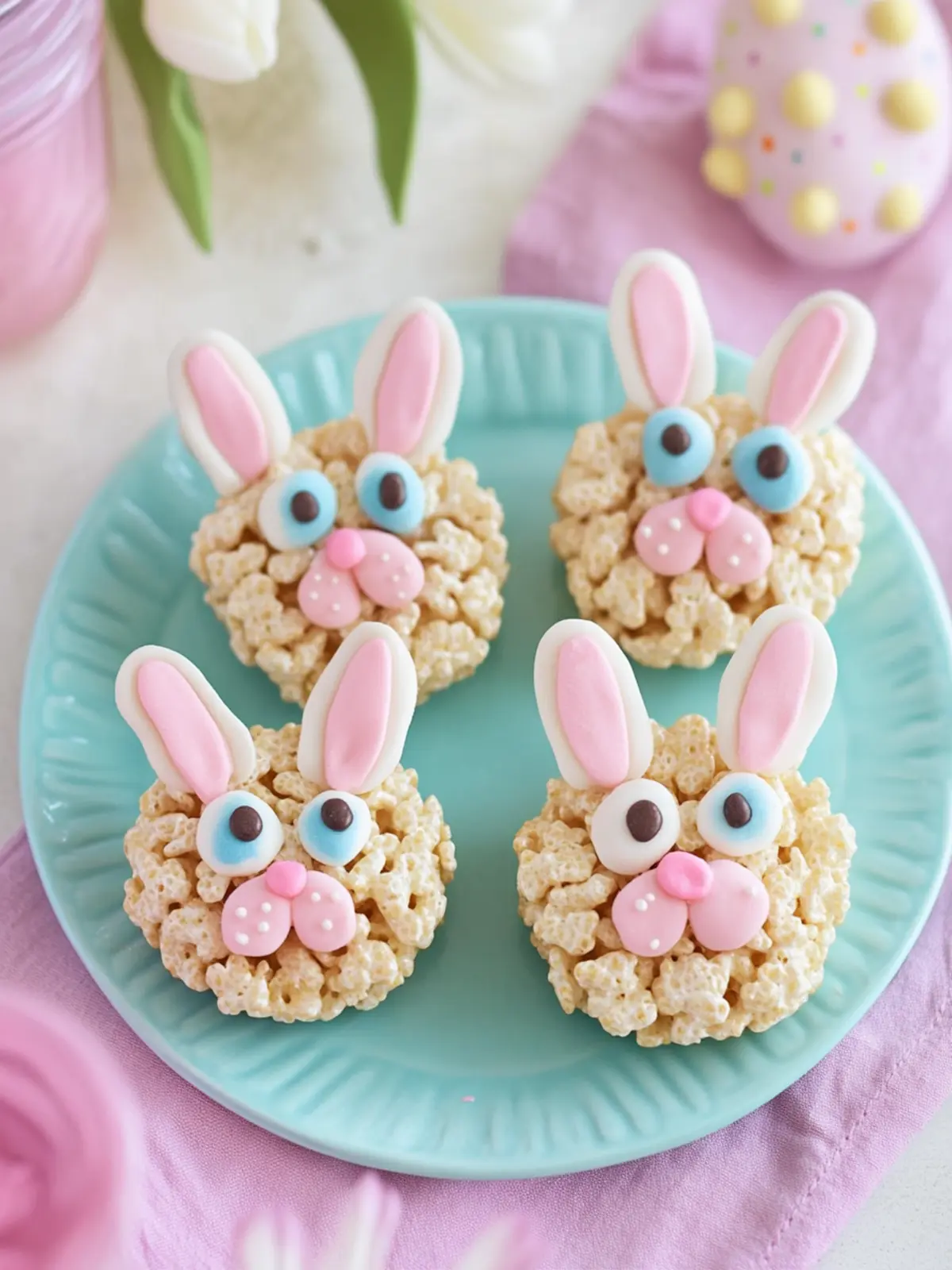 Easter Bunny Rice Krispies Treats