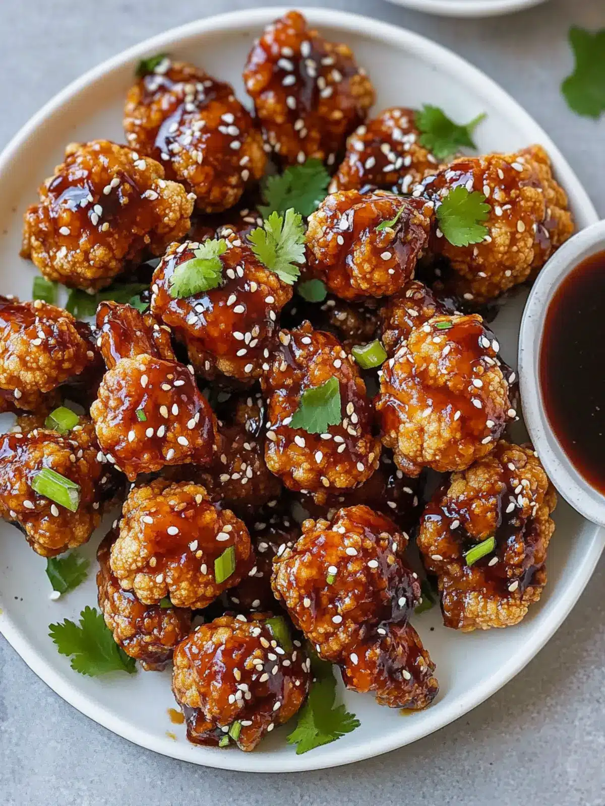 Teriyaki Cauliflower Wings