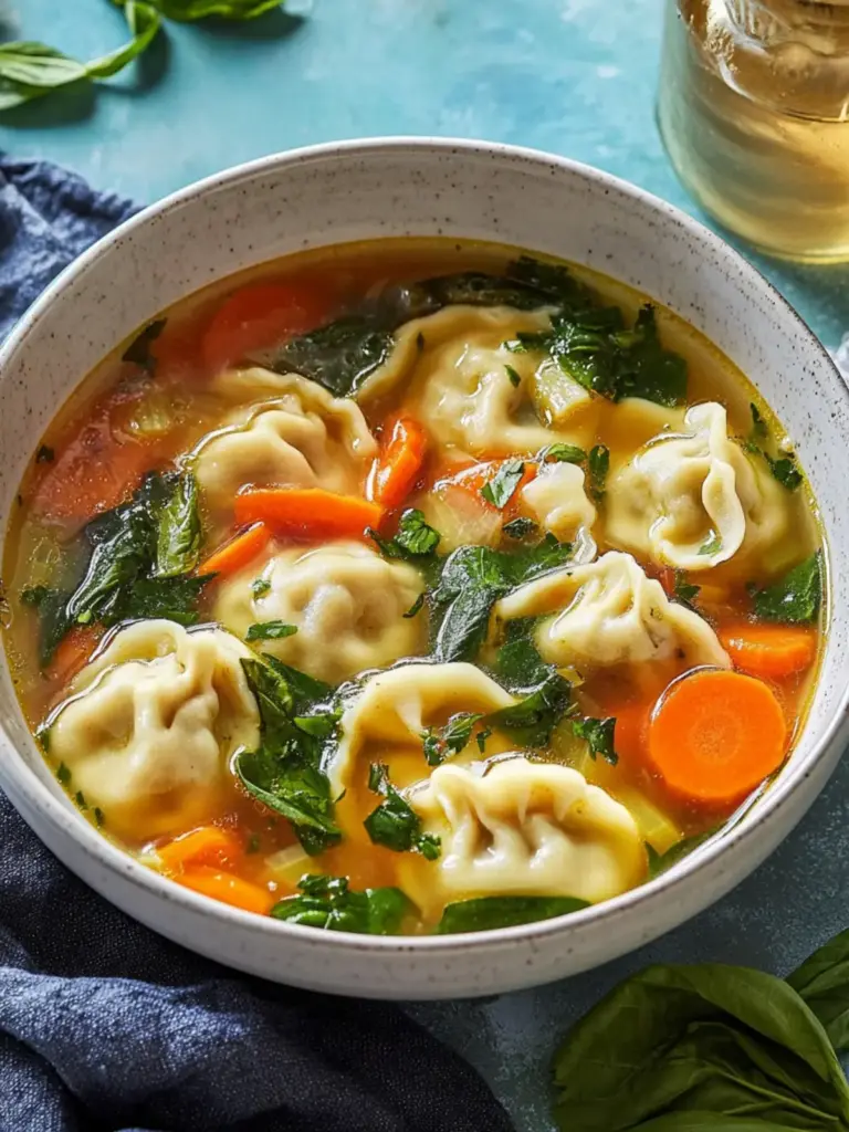 Vegetable Soup with Dumplings