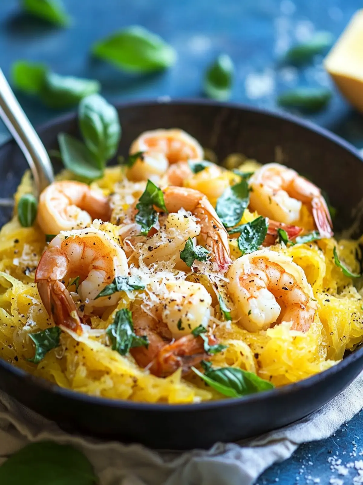 Shrimp Scampi Spaghetti Squash