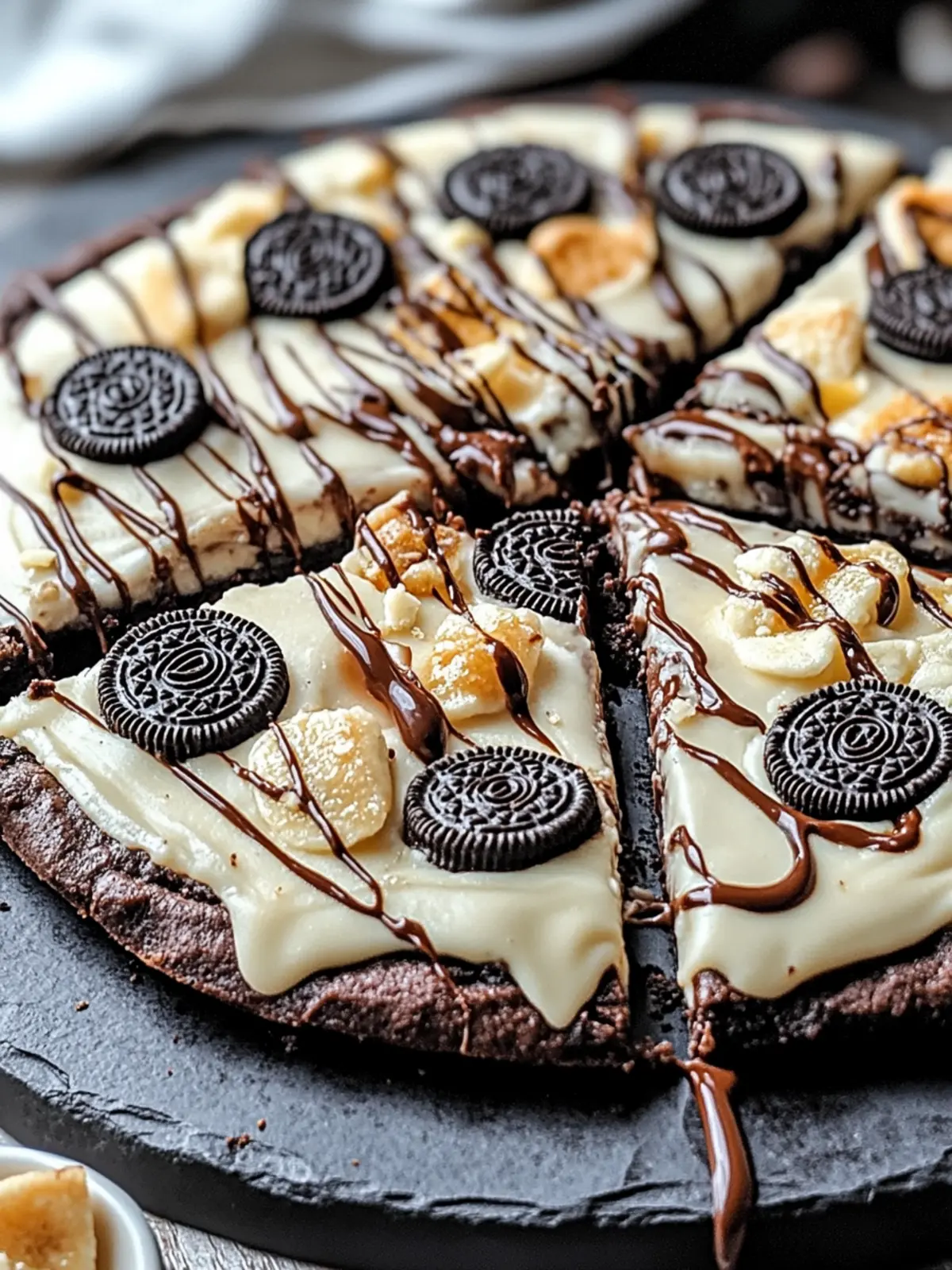 Oreo Fudge Brownie Pizza