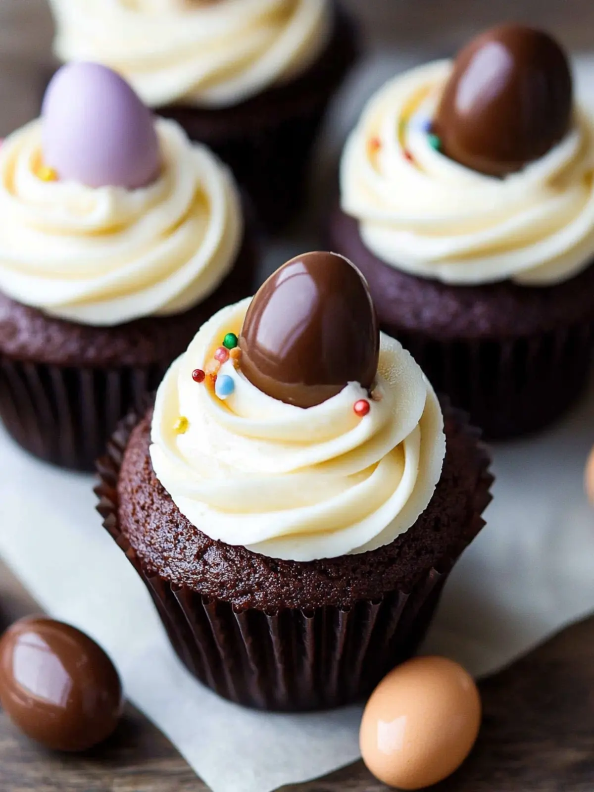 Cadbury Easter Egg Cupcakes