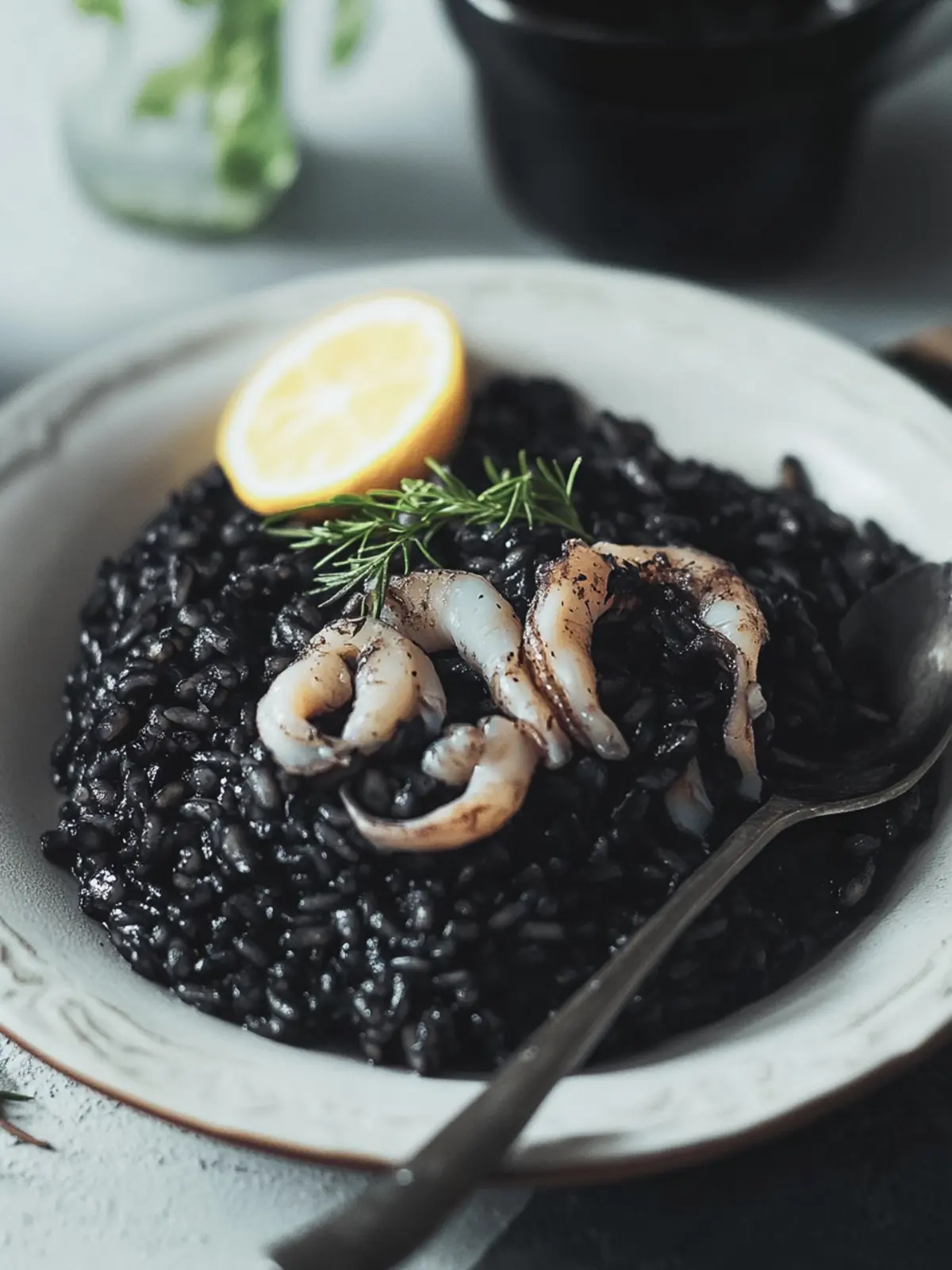 Black Cuttlefish Risotto